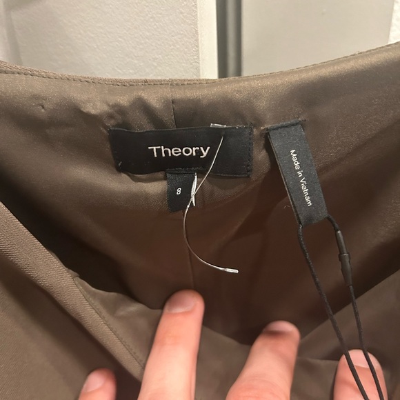 Theory Ayleen Juniper Maxyne Crepe 8 NWT - Picture 4 of 7